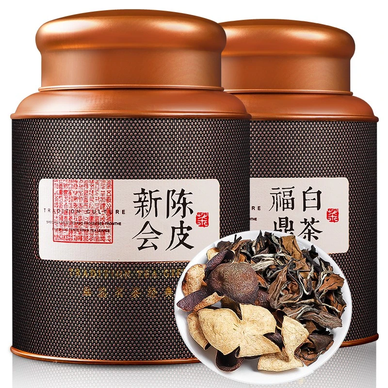 陈一凡陈皮白茶 15年新会老陈皮+10年福鼎白茶老寿眉150g