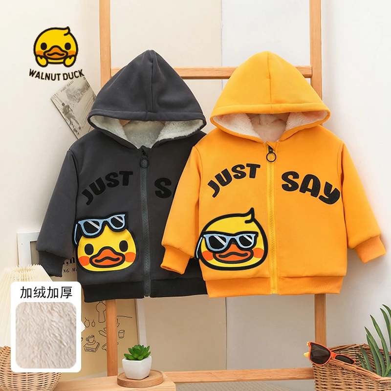 2024冬季新款洋气休闲连帽墨镜鸭加绒外套5291