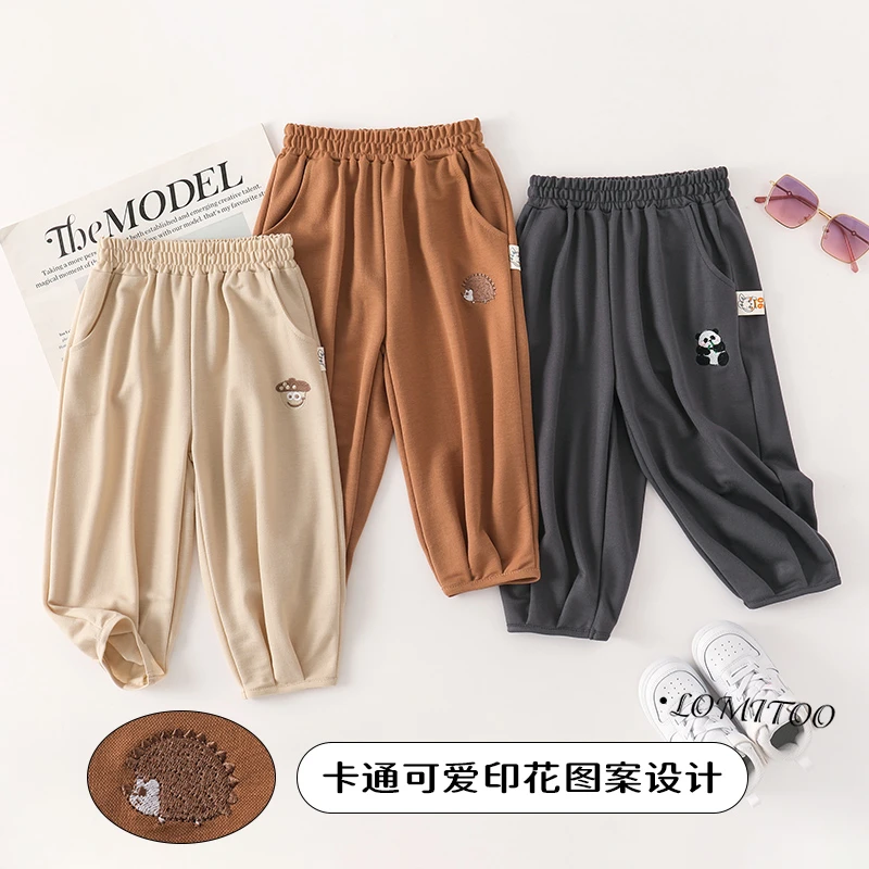 【洛儿妈直播专属】2024夏季新款休闲简单百搭宽松薄款长裤 4K111