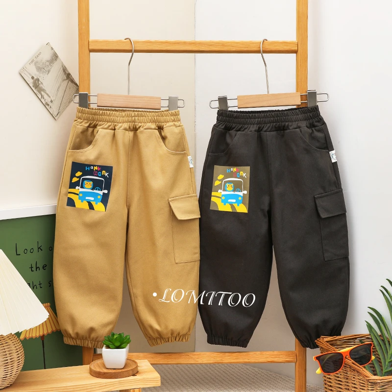 lomitoo/洛米兔2023 秋季新款长裤 客车工装裤8042