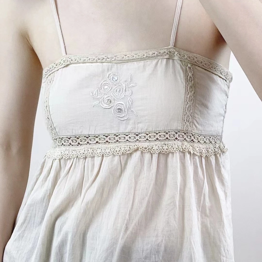 复古秋冬衬衫半身裙辣妹风吊带甜美薄款宽松印花小女孩夏款中国风