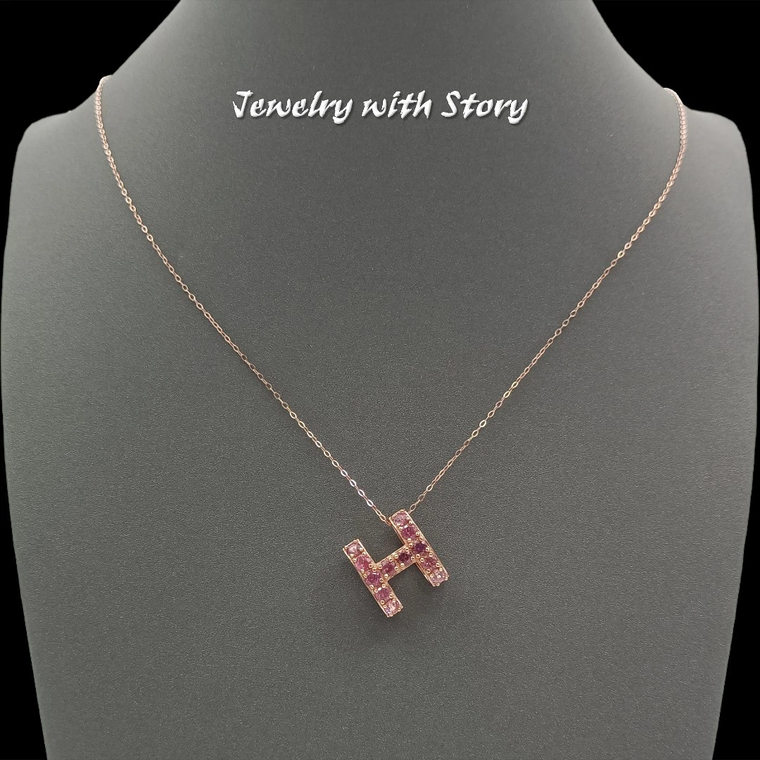 坠链均925银合成锆石 EE2YGK-32364  项链欧美 时尚 精致