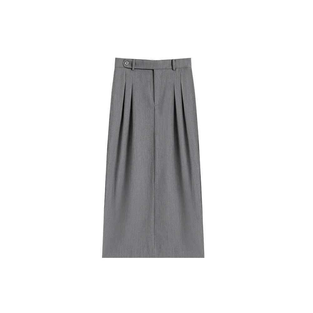 “灰姑娘”显瘦百搭遮肉修身半身裙/214052