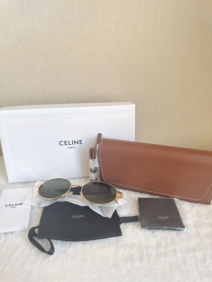 全新未使用 Celine/思琳 全新全套Celine凯旋门墨镜