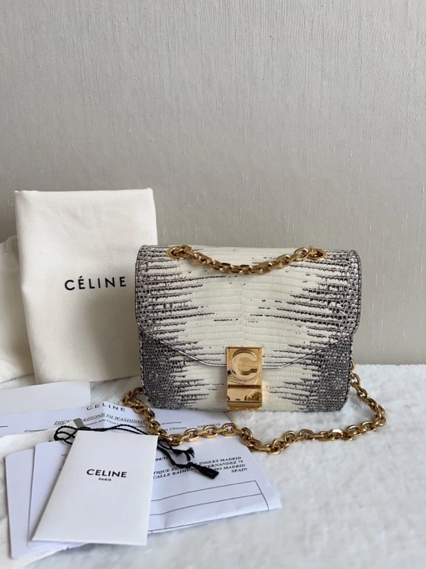 99新 Celine/思琳 99新 Celine C bag 喜马拉雅稀有皮超美链条包