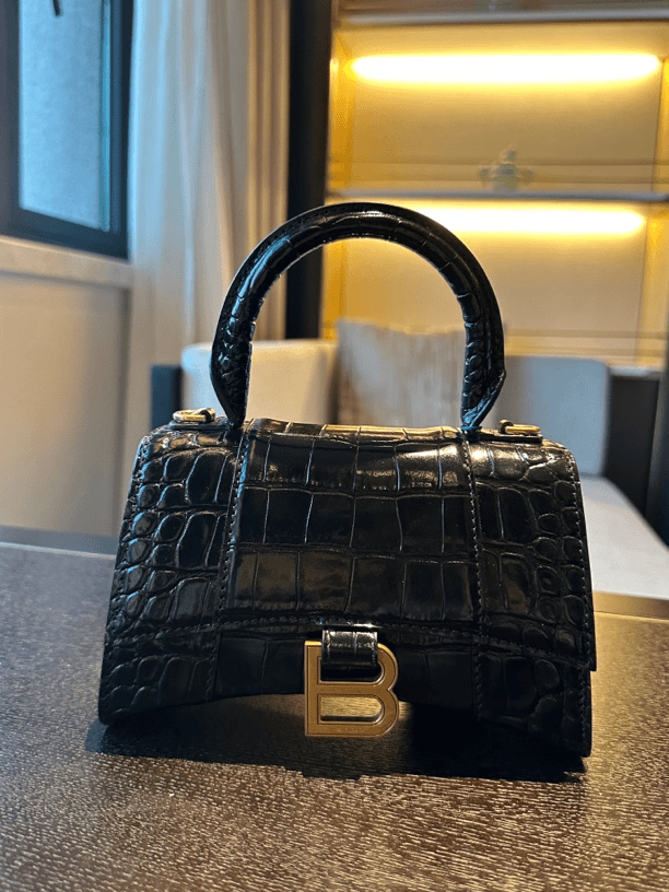 99新 Balenciaga/巴黎世家 Balenciaga巴黎世家沙漏xs黑金 99新