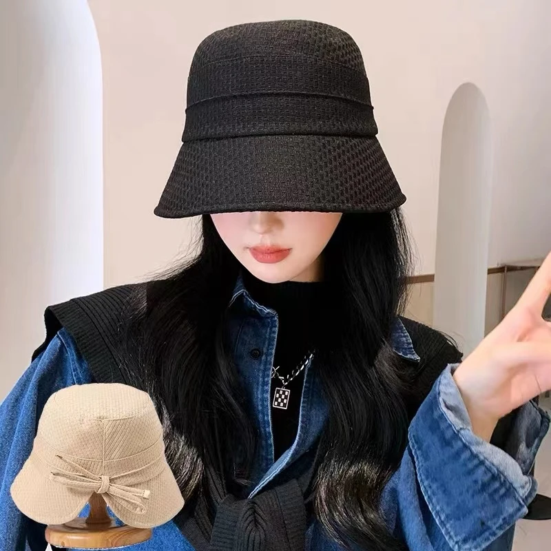 秋季升级华夫格鸭舌帽与渔夫帽结合女款韩版休闲网红潮流