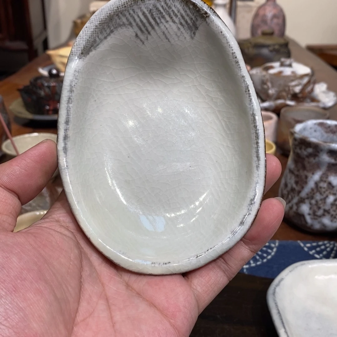柴烧侘寂粗陶茶具