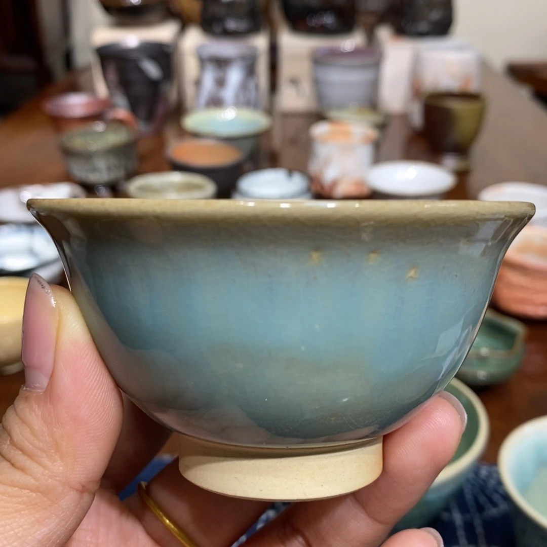柴烧侘寂粗陶茶具