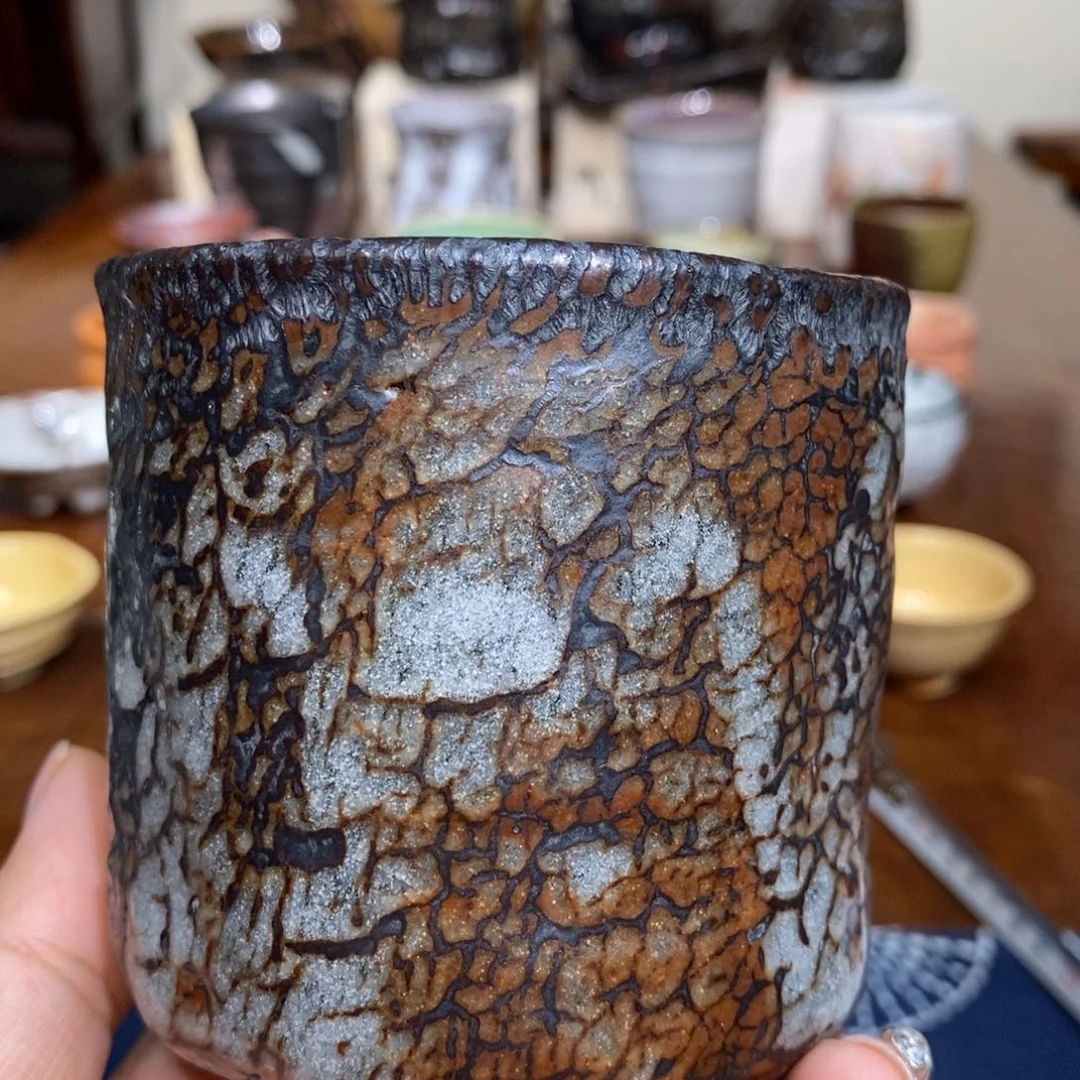 柴烧侘寂粗陶茶具
