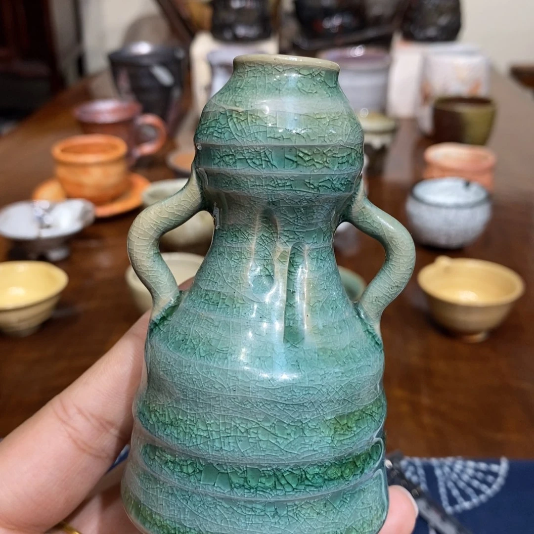 柴烧侘寂粗陶茶具
