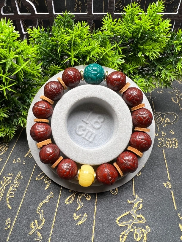 凤眼菩提手串原籽尺寸14mm