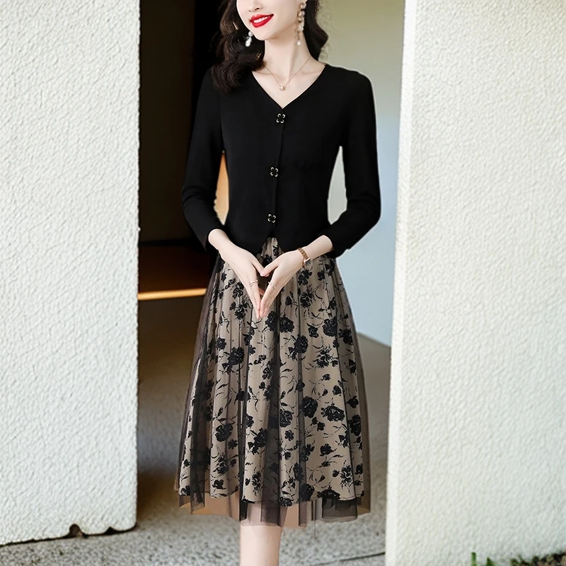 新中式国风连衣裙2024新款女夏季贵夫人高级感今年流行漂亮套装裙