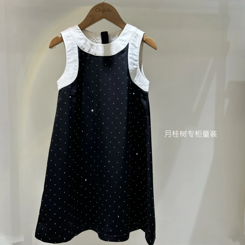 1千金贵女2024Citykids夏季高品质中大童轻奢小香风亲子款连衣裙