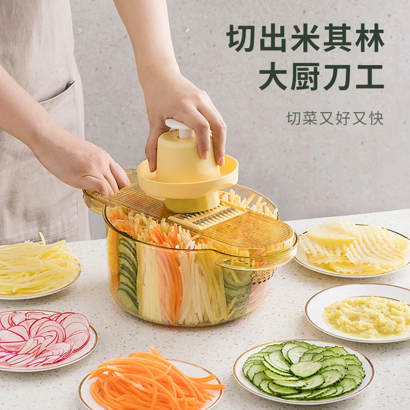土豆丝切丝神器家用厨房多功能可拆卸粗丝切片刨丝器擦丝器厨房用