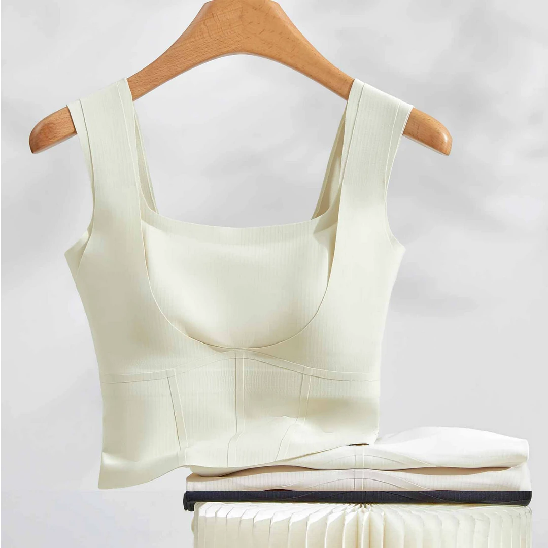 古妃白色微瑕介意勿拍时尚百搭美背女士夏季外穿无痕白色时尚百搭