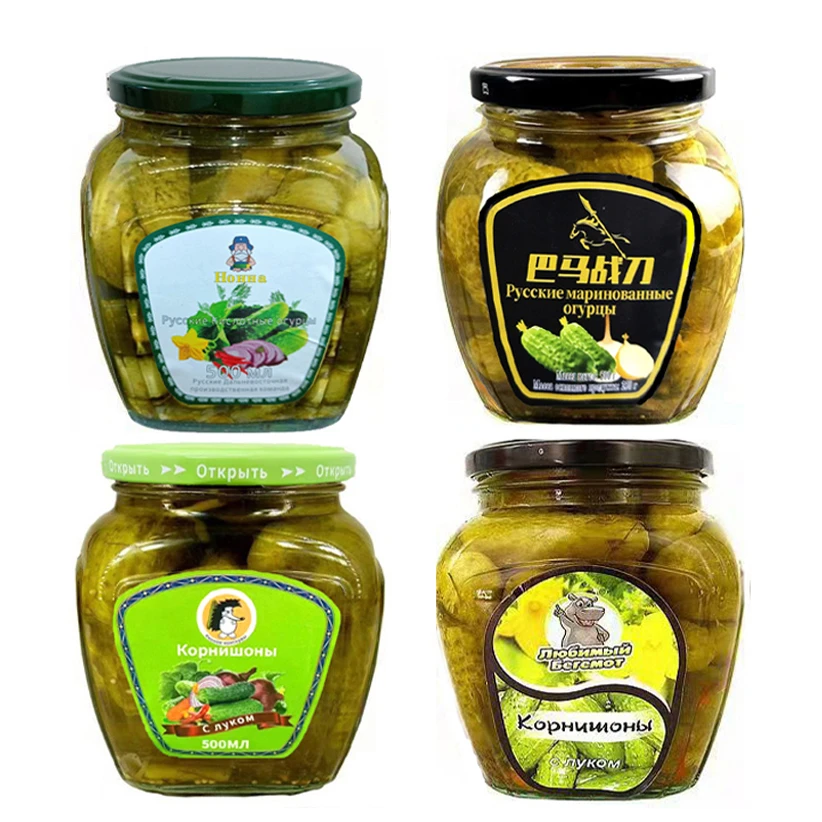 原装爽脆酸黄瓜俄罗斯风味乳黄瓜罐头越南进口食品即食零食美食