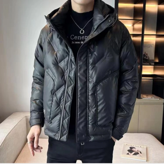 【三防免洗】YK30-冬季加厚时尚连帽羽绒服W