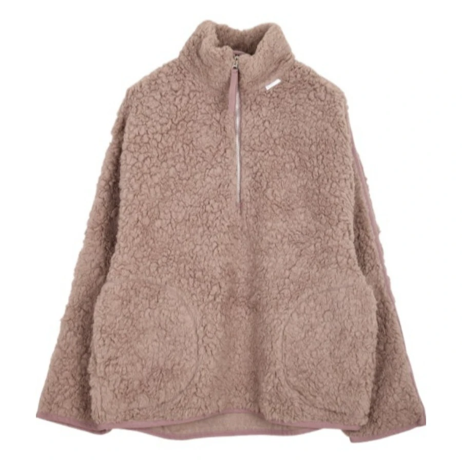 全新未使用 Acne Studios Purple 葡萄紫色摇粒绒半拉链宽松卫衣