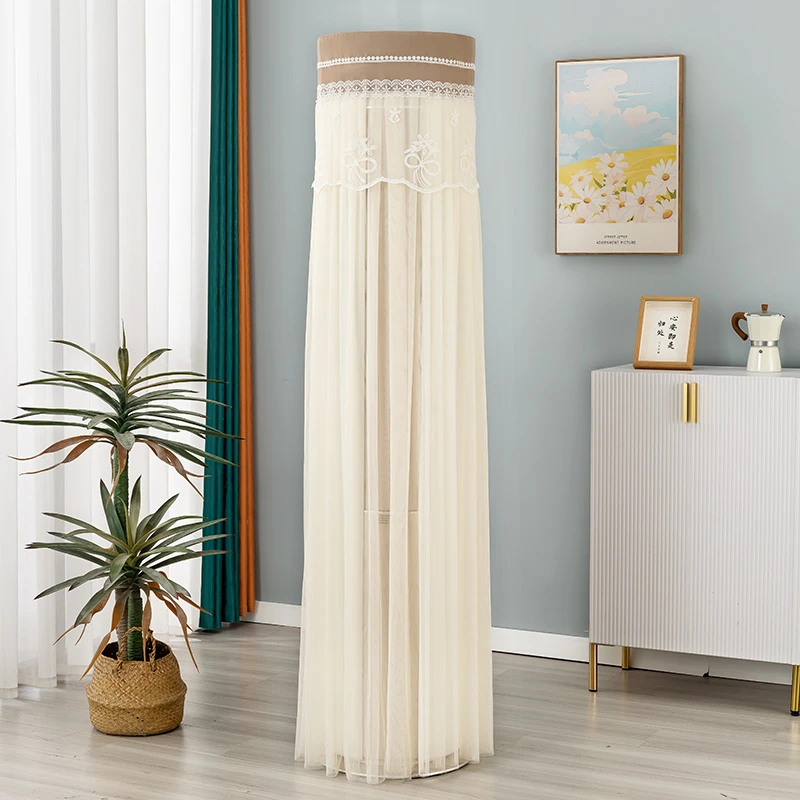 立式空调防尘罩客厅柜式空调套柜家用圆柱形美的格力通用保护罩