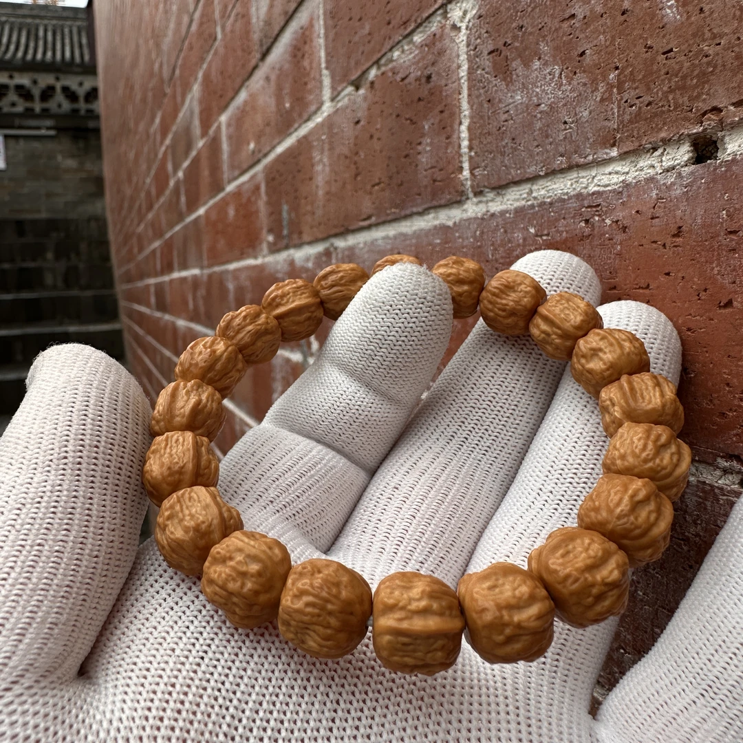 叁禾文玩猴头核桃蛤蟆头7.0工艺！满肚满纹，深雕款