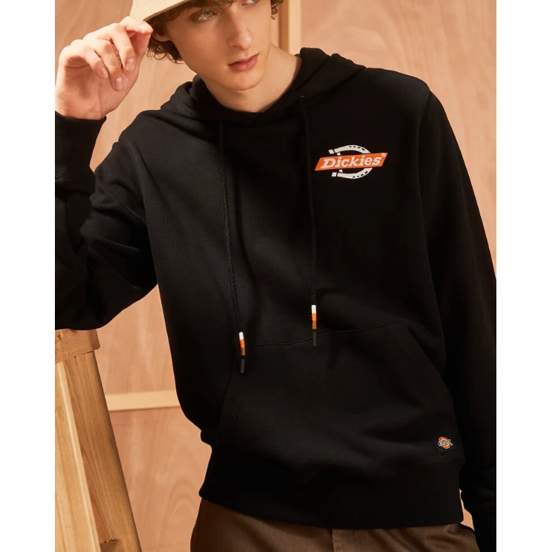 Dickies(大田田专属) logo绣花连帽套头卫衣男 DK009470