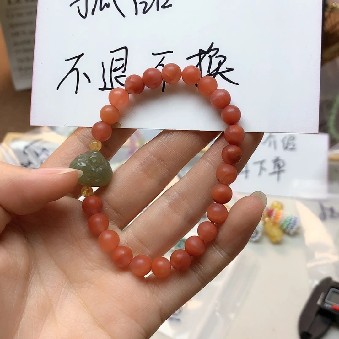 【闪购商品】琥珀（花珀）颈饰未镶嵌1042