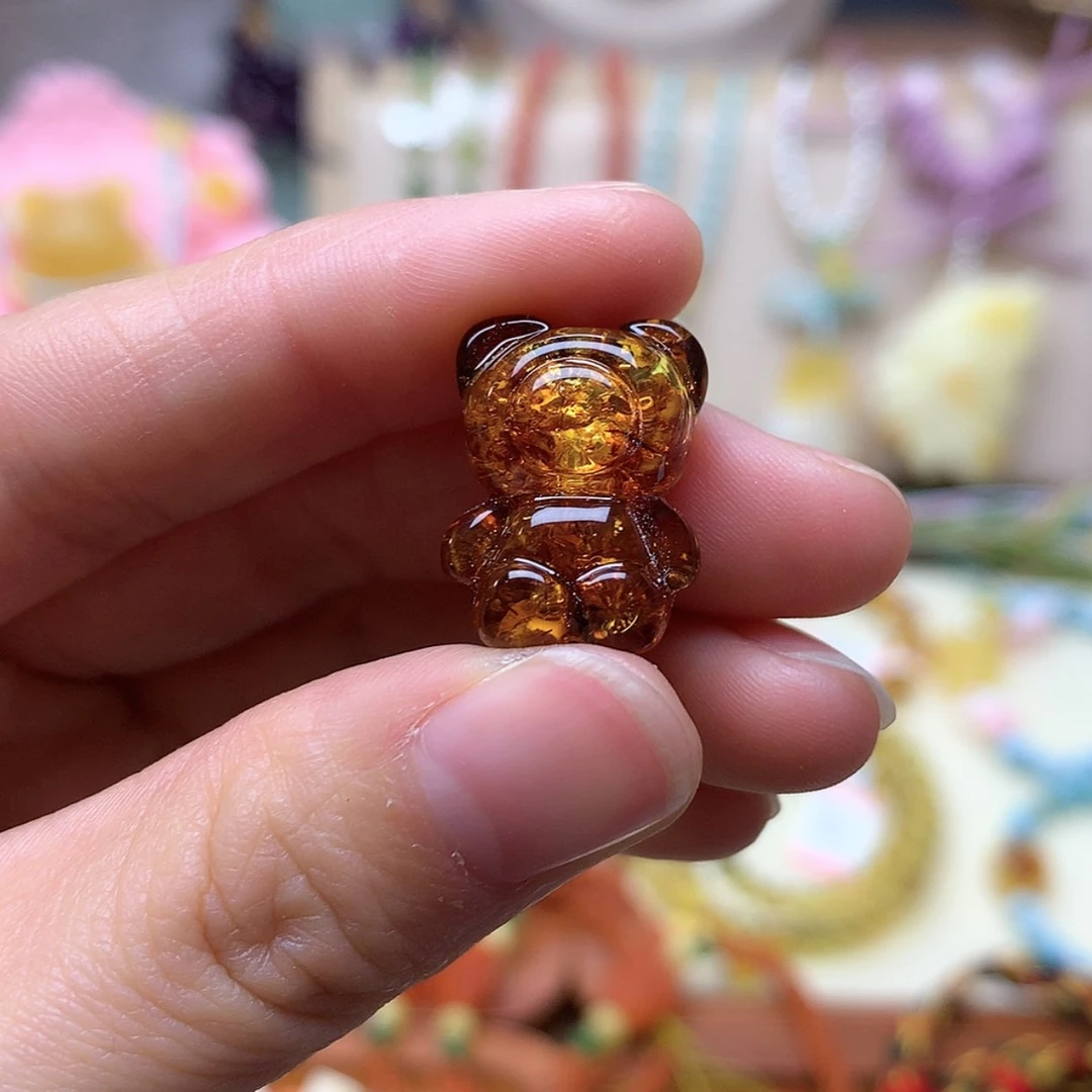 【闪购商品】琥珀（花珀）颈饰未镶嵌111