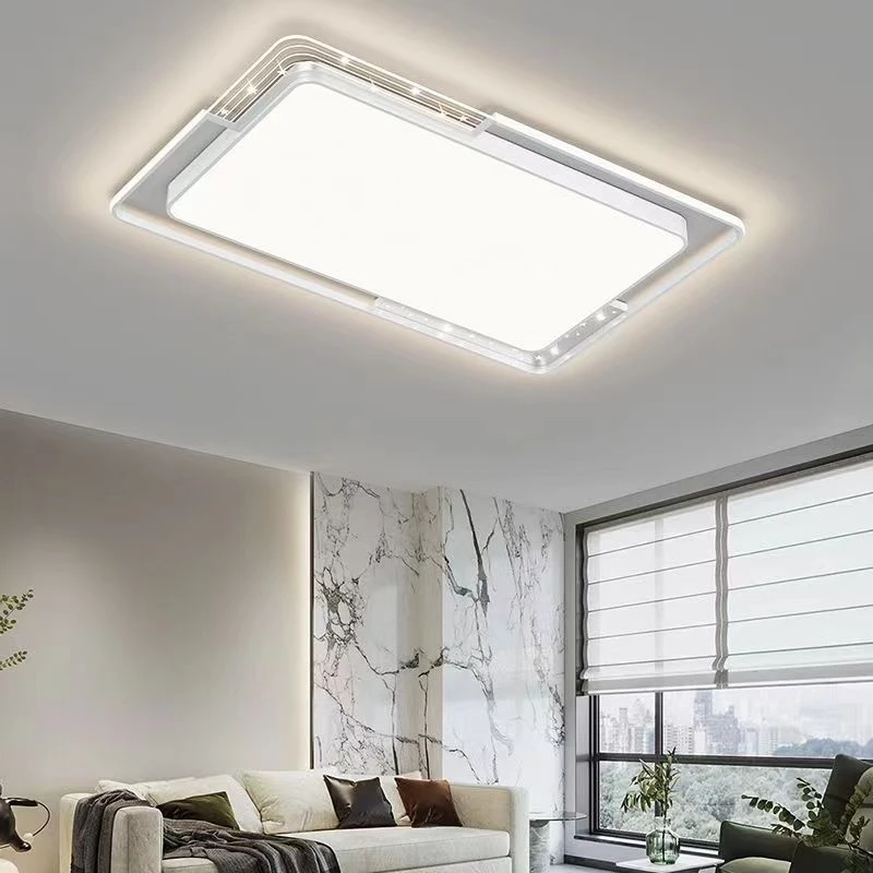 现在简约客厅平板灯护眼