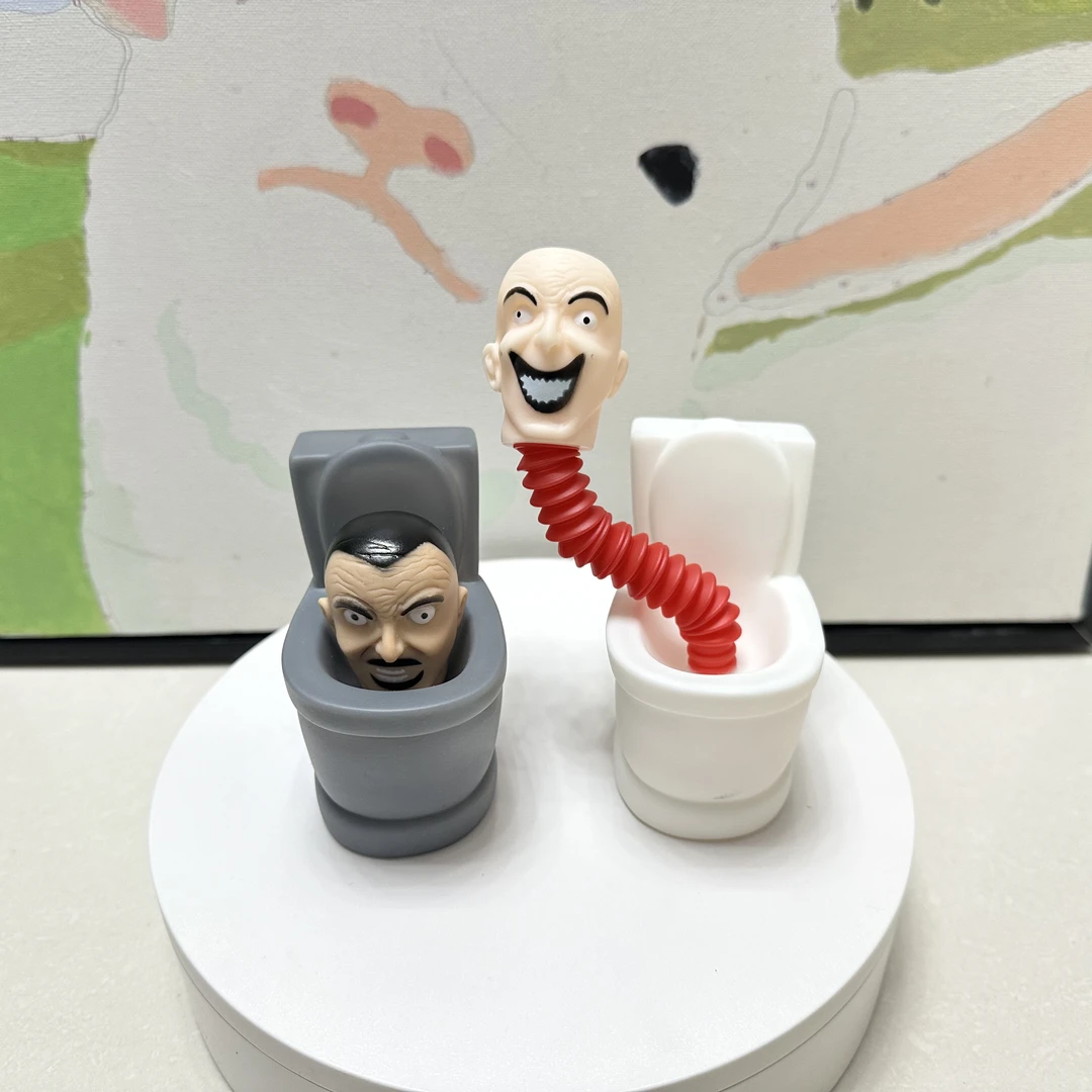 马桶人捏捏乐玩具Skibidi toilet可伸缩变形公仔儿童解压减压礼物