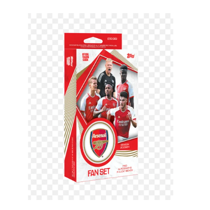 23/24 Topps Arsenal 阿森纳球迷队盒球星卡 单盒 （带拆）