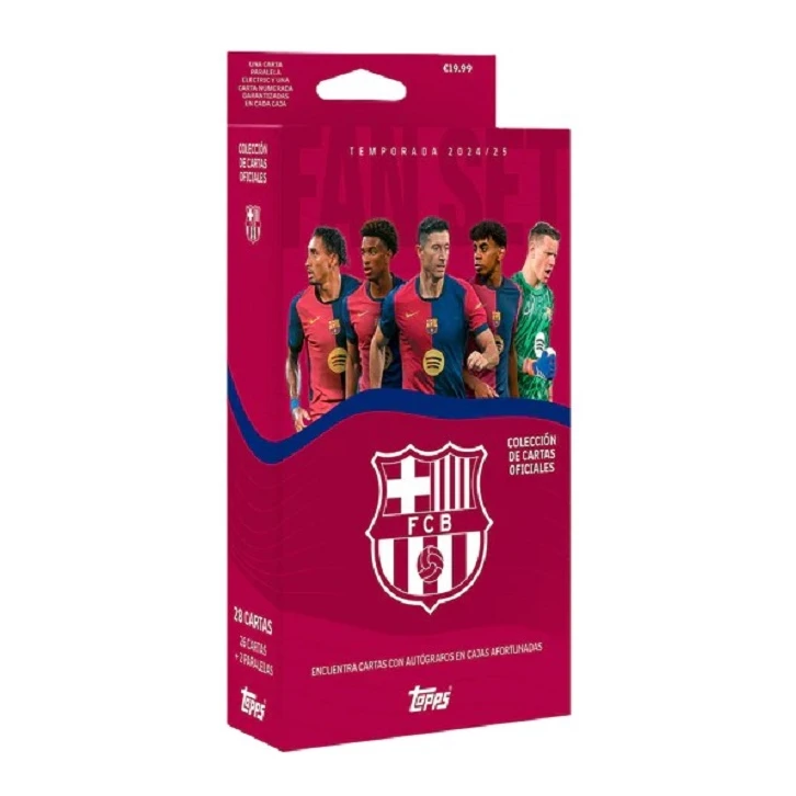 24/25 Topps FC Barcelona Fan Set 巴萨队盒 球星卡 （代拆）