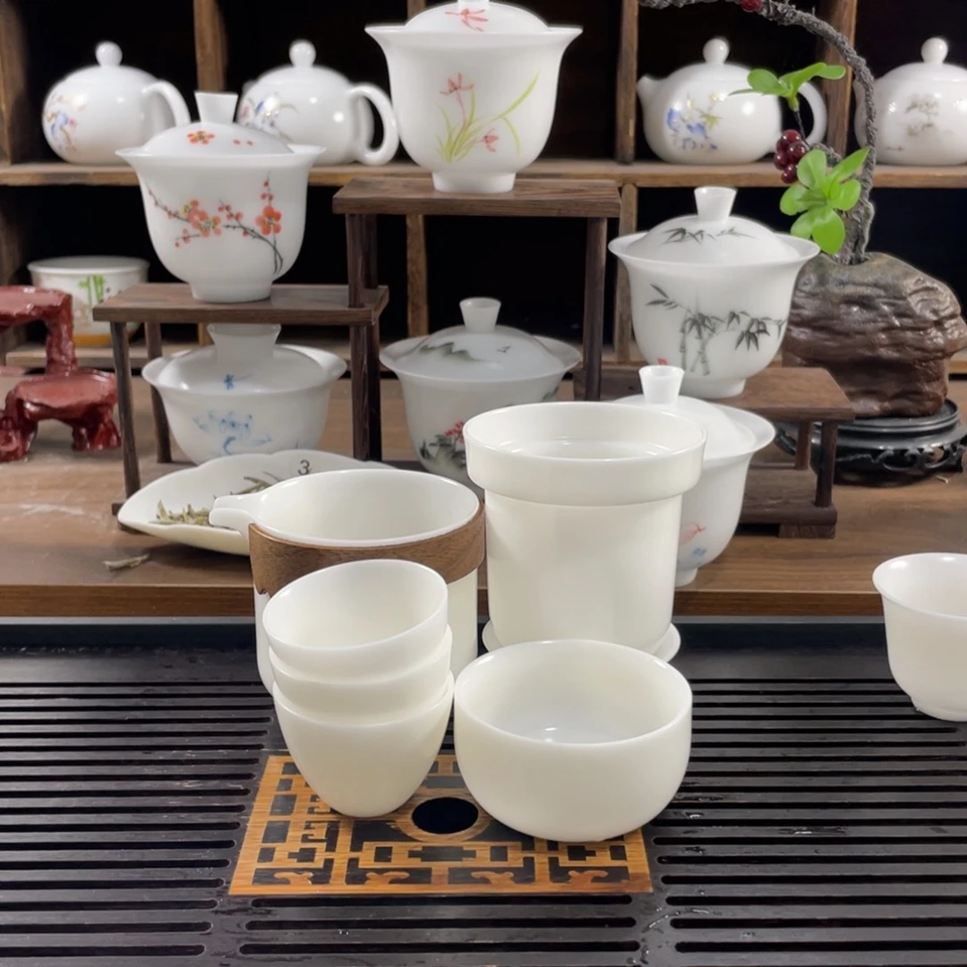 【闪购商品】刘***子德化白瓷盖碗  64904.797977