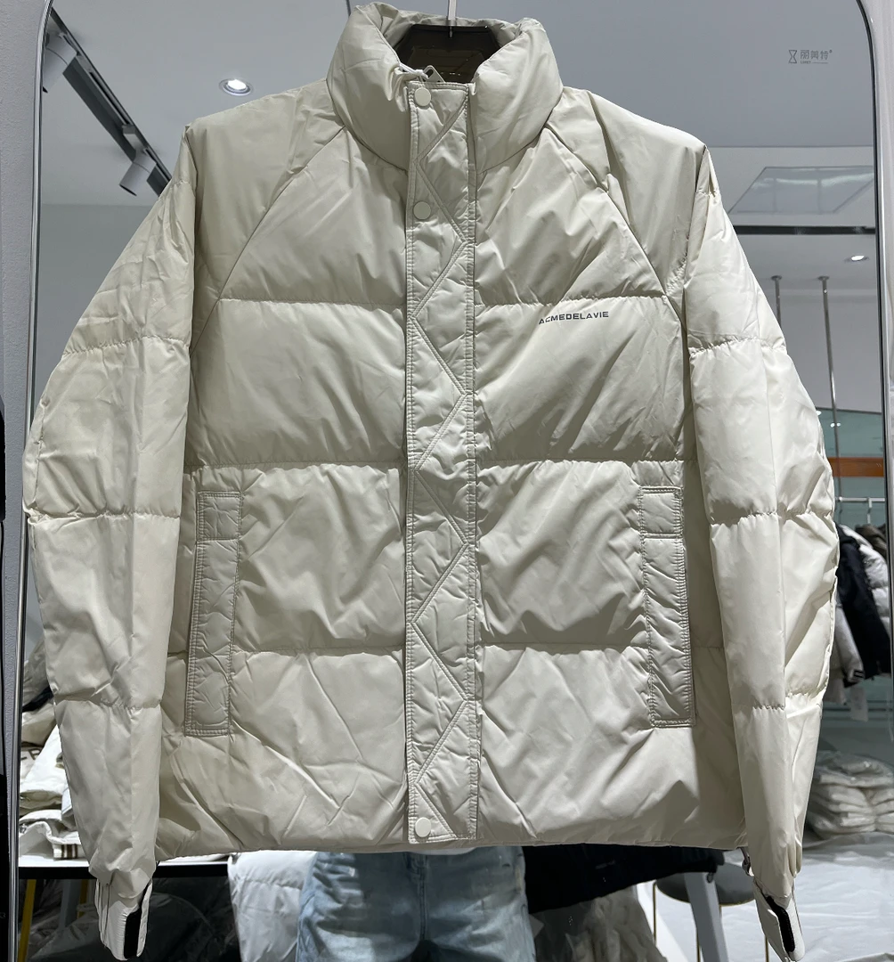 9505#冬季立领短款加厚保暖羽服外套