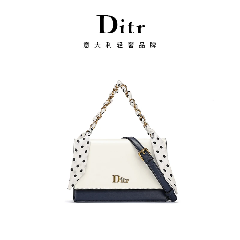 Ditr轻奢时尚经典质感单肩小方包 D1808