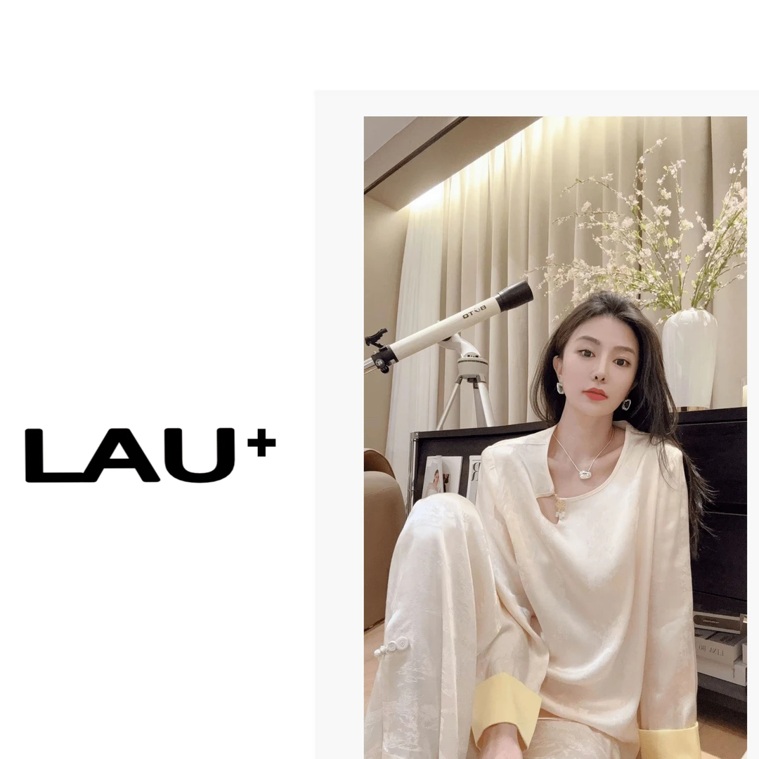 LAU+【云汐】醋酸 轻奢上衣气质 设计师款 春夏新款