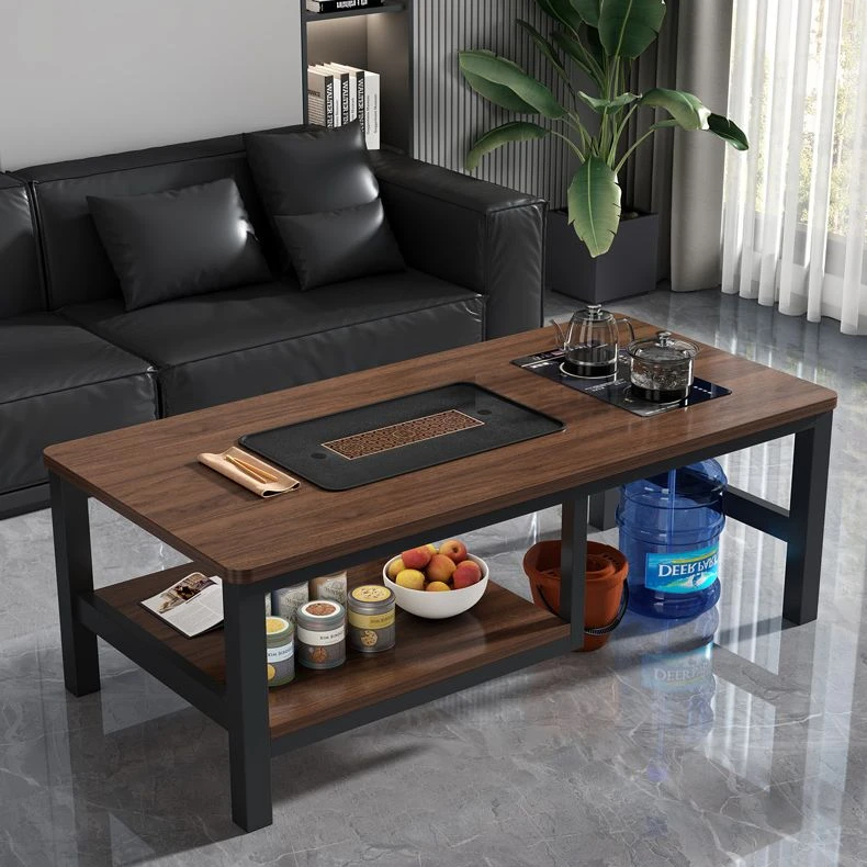 茶几简约茶桌办公室茶桌中式小户型茶台客厅家用全自动泡茶一体桌