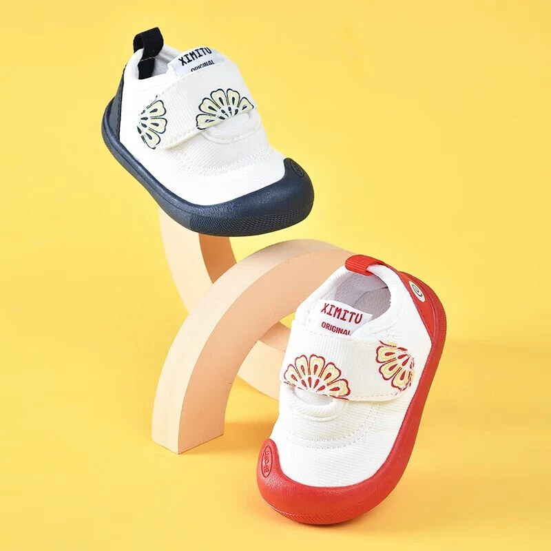 托姆贝克婴儿学步鞋秋冬软底机能鞋加绒婴儿鞋宝宝1-3岁防滑鞋子