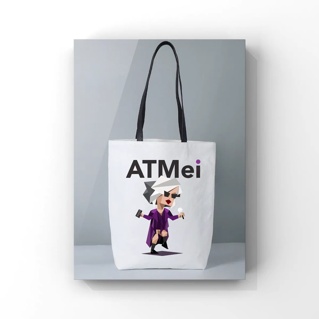 张惠妹ATMei杜邦纸帆布托特手提包