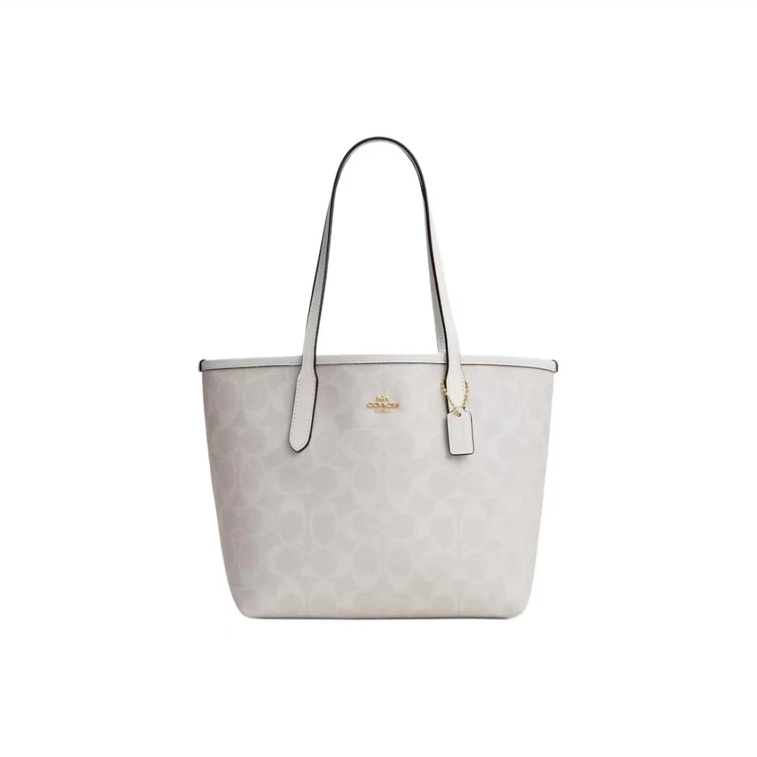 COACH/蔻驰冰川白色小号托特包22.5cm*10.5cm*20cm最后两只