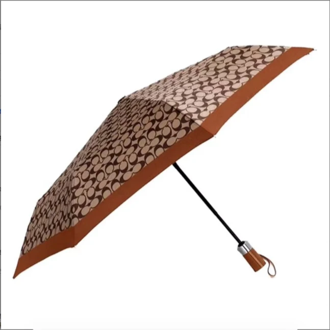 COACH/蔻驰coach焦糖色晴雨伞