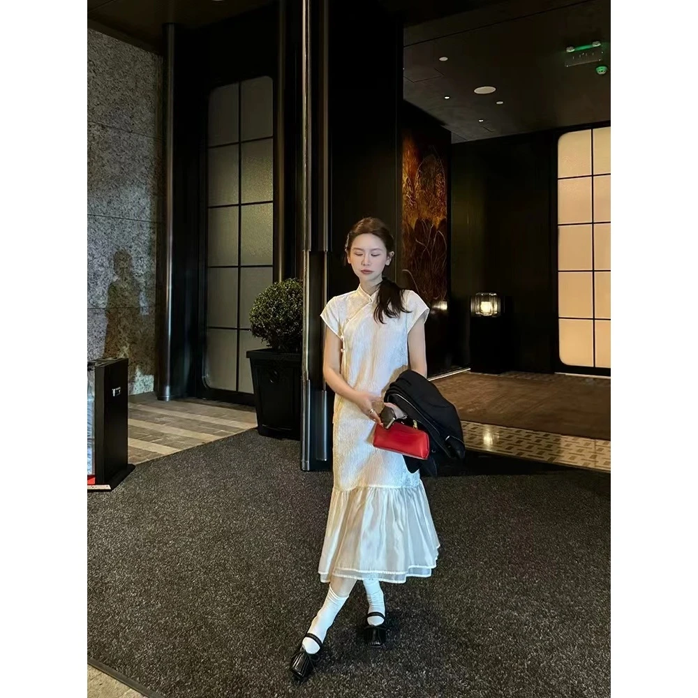 WXLSTUDIO 04/07 10:00 东方绮梦 新中式拼接提花 改良连衣裙