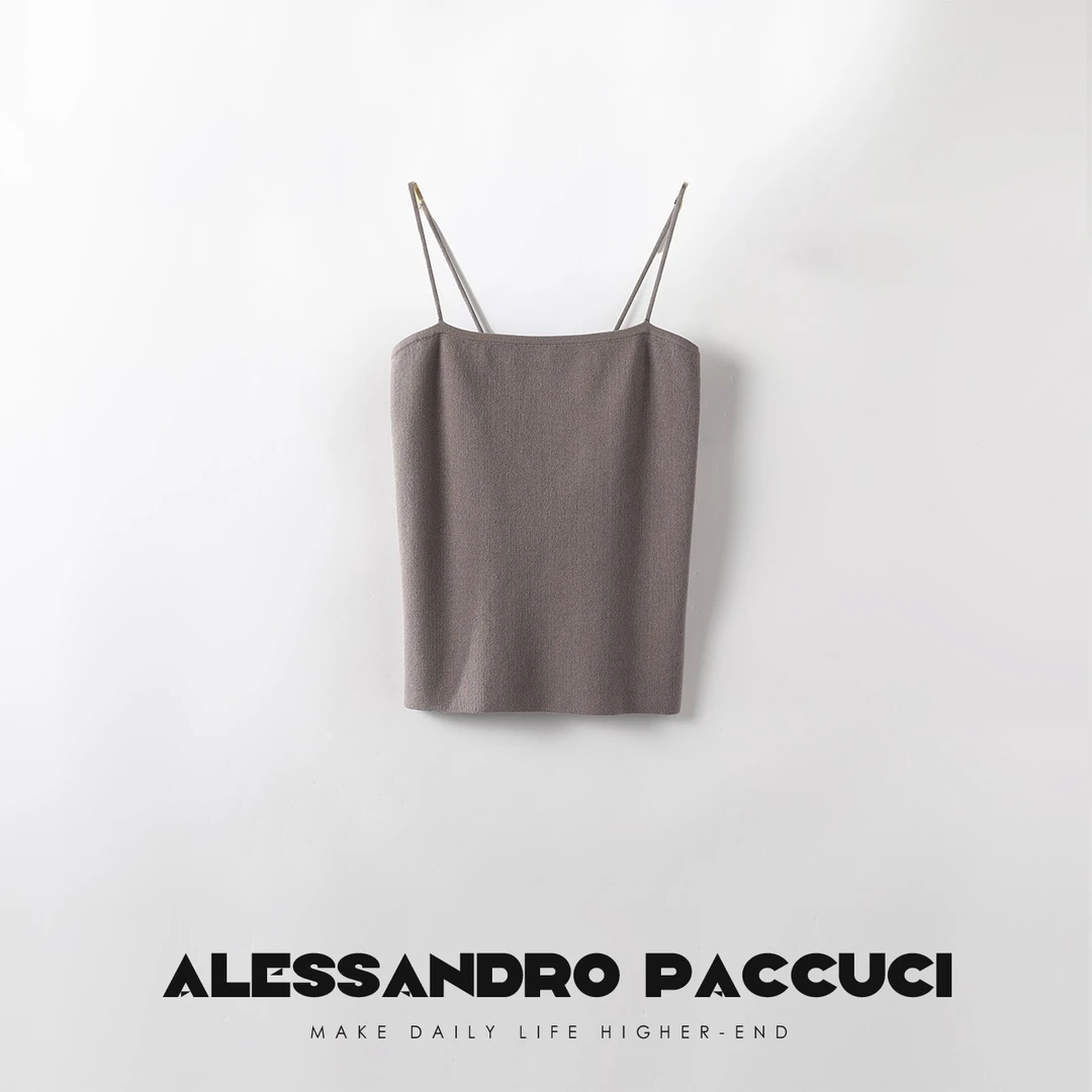 AP洛哥20930X新款2023春夏短款吊带内搭上衣