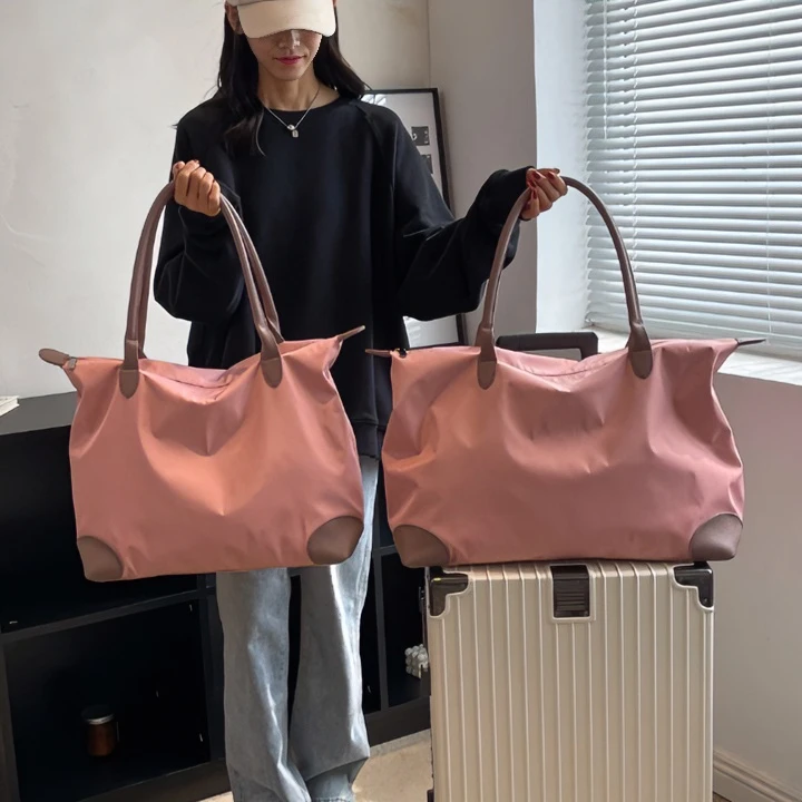 出差便携百搭大容量学生旅行包男女短途行李包大容量运动健身包潮