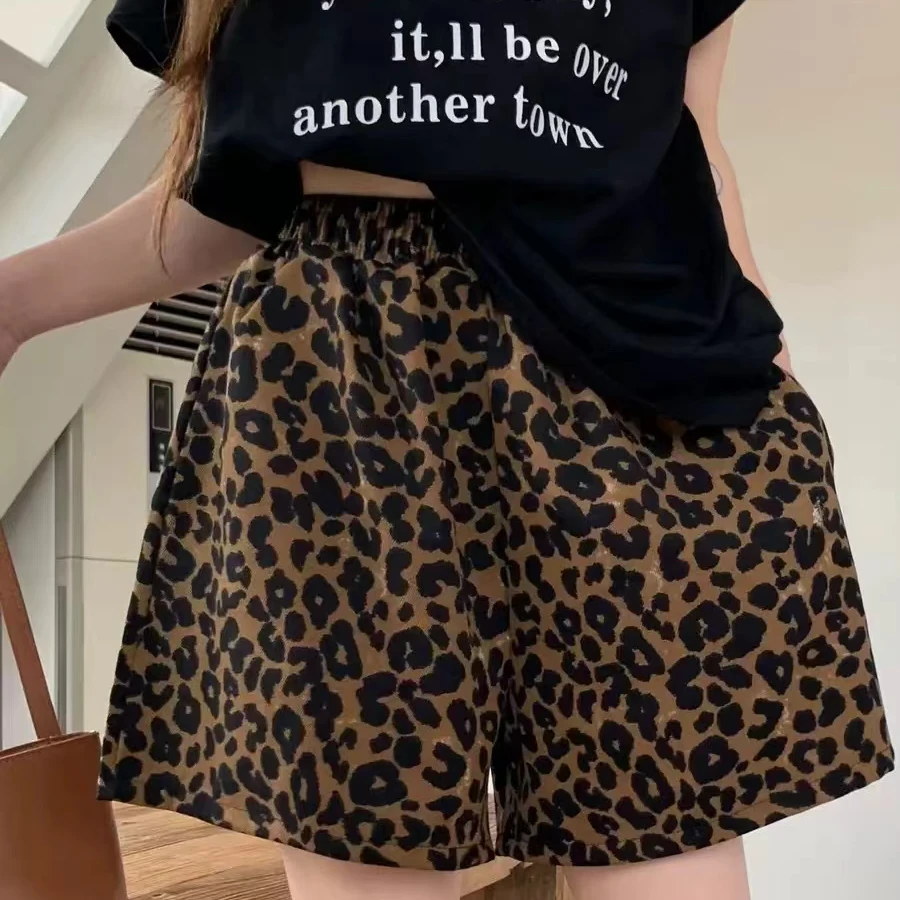 【蜜爷家】夏季豹纹短裤888#