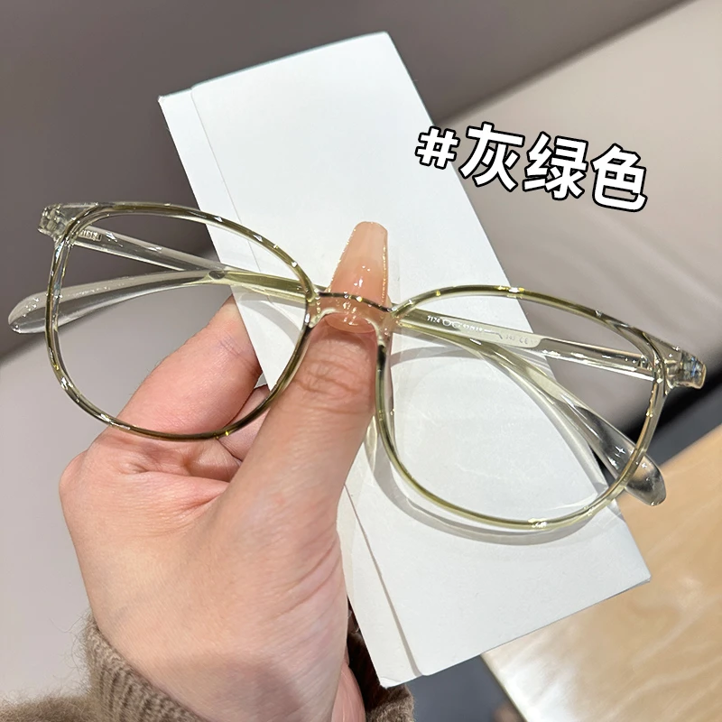 秋季新潮TR90眼镜框女素颜百搭近视眼镜可配度数-7124