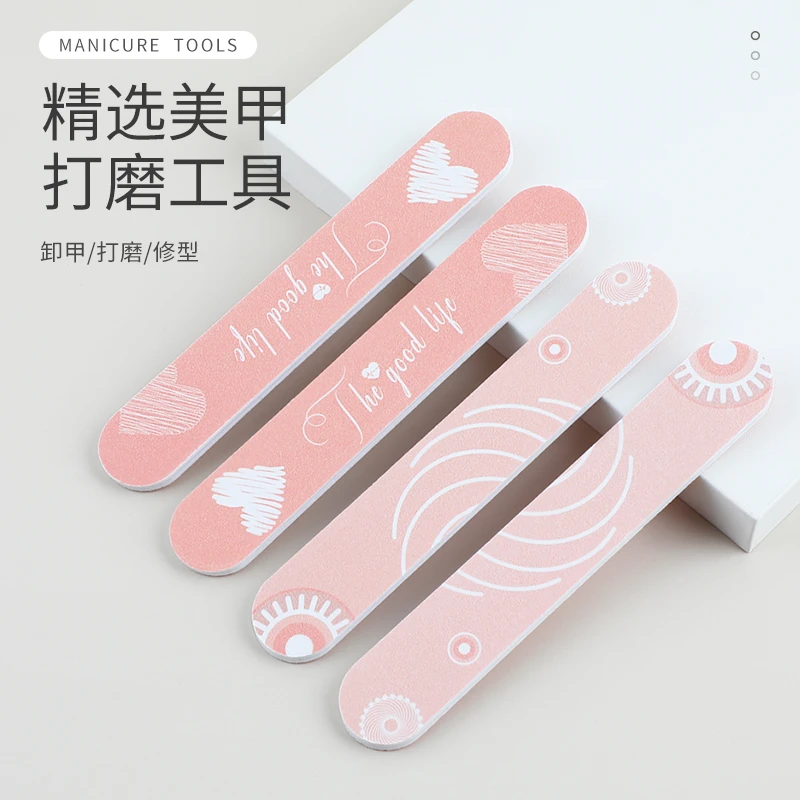 磨指甲砂条修甲美甲工具磨砂条双面指甲锉打磨条抛光条女磨条美甲