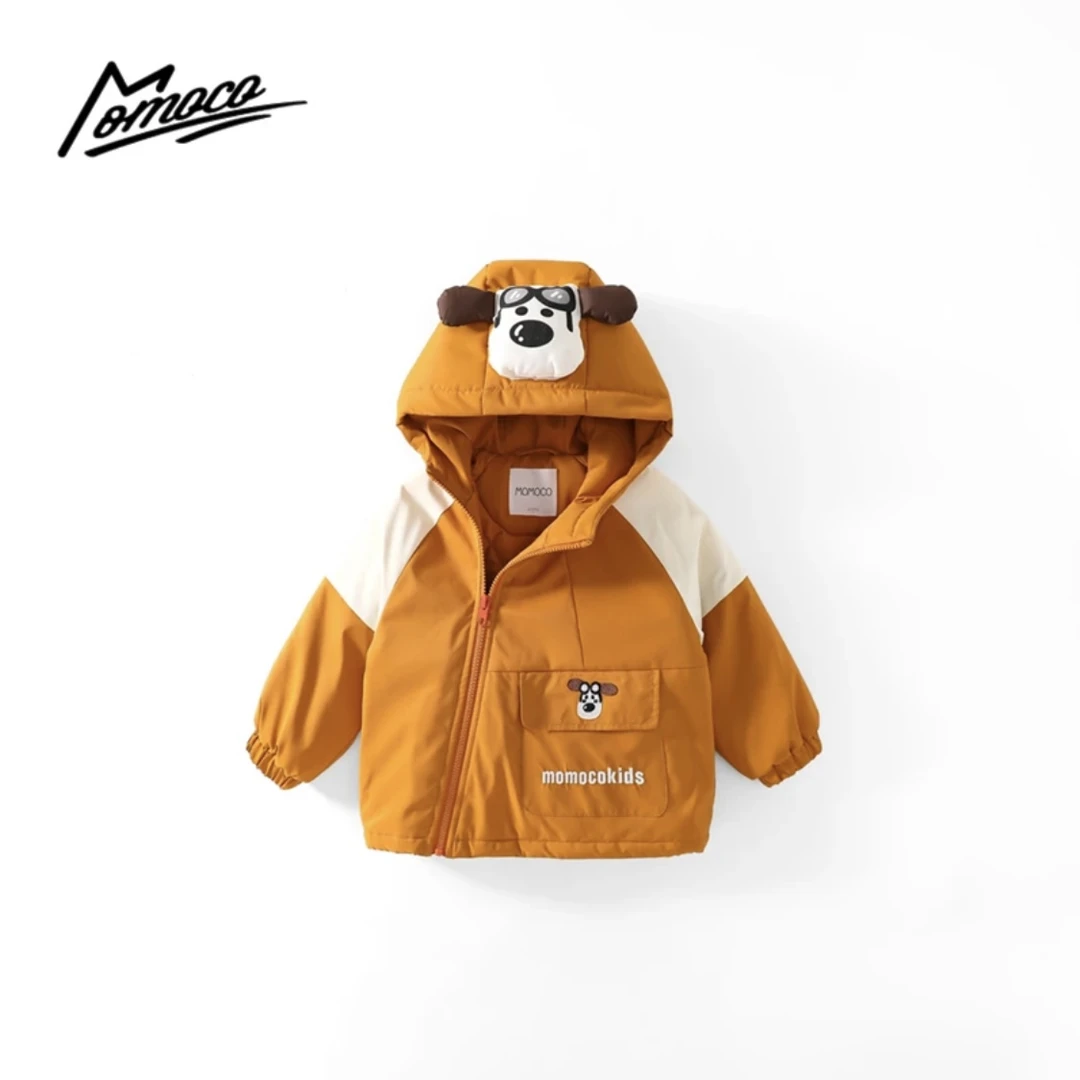 MOMOCO男童冬季潮流撞色飞行员小狗外套75430107081