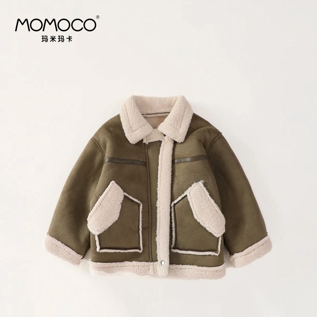 MOMOCO冬季翻领外套76430110204,76430107205