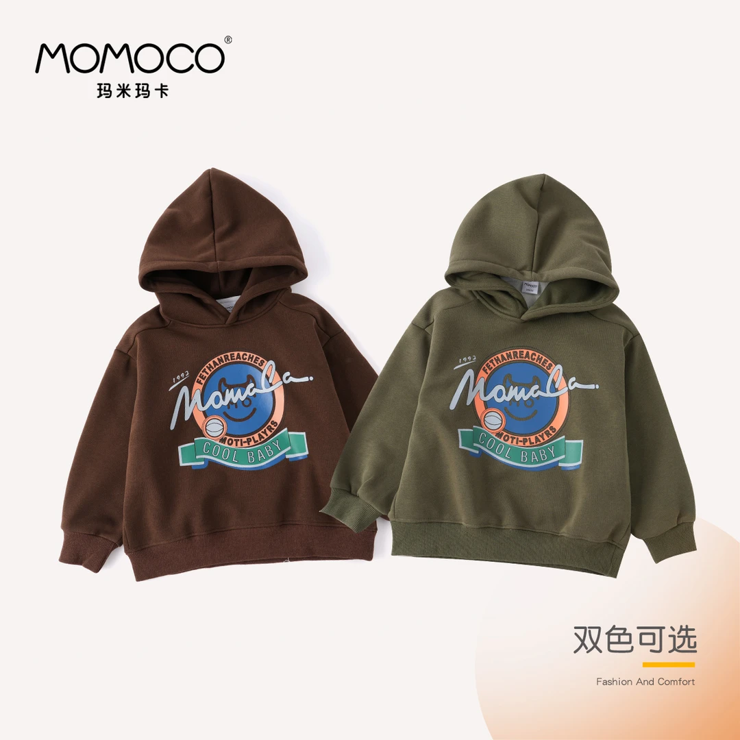 MOMOCO（清仓）男童冬季韩版休闲卫衣小童卫衣76430232237，38
